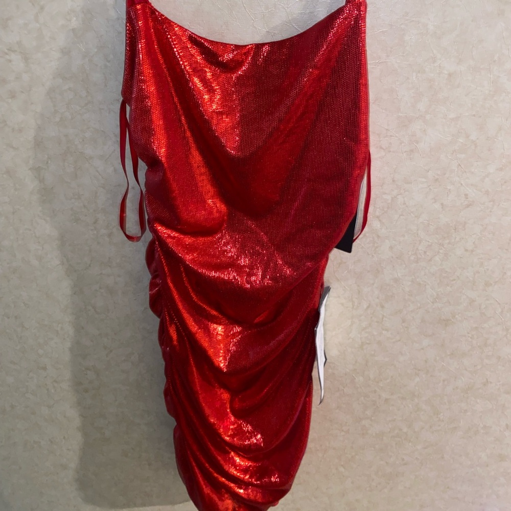Macy's Sparkly Elegant Red Dress